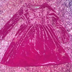 Girls velvet dress